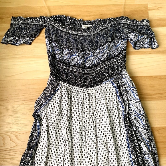 Rebellion Pants - 2/$20!! Off The Shoulder Boho Jumpsuit